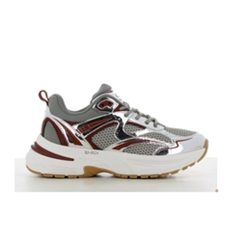 Sport Athletic Ibiza - Silver / Dark Red - SJ