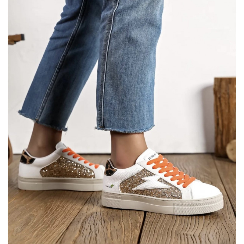 Basket Femme Orange - Talya - Findlay