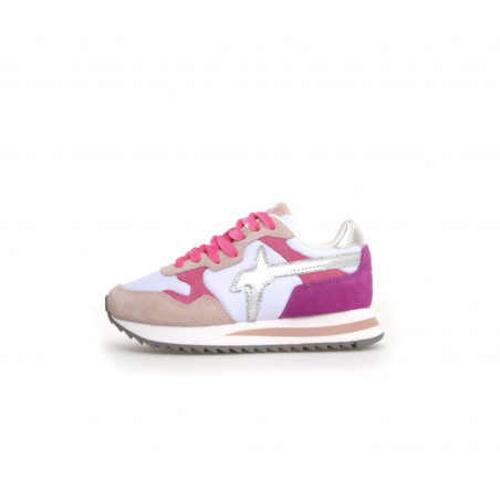 basket lacet rose pink enfant