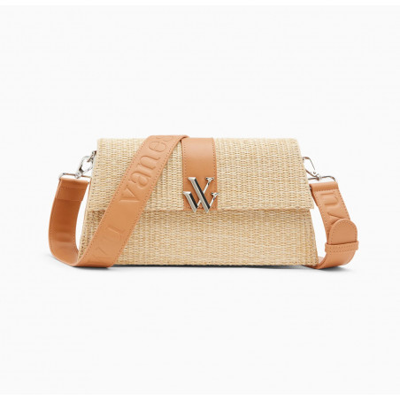 Sac en raphia camel - Dalida -  Vanessa Wu