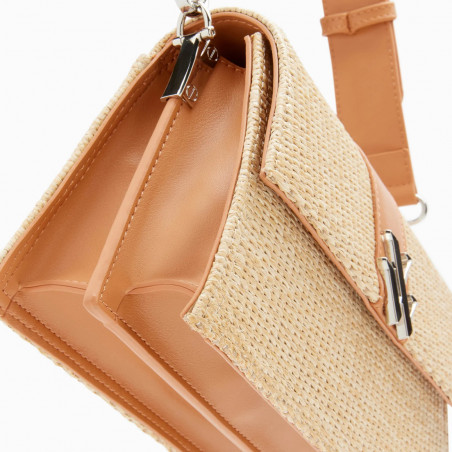 Sac en raphia camel - Dalida -  Vanessa Wu