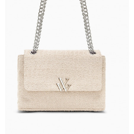 Sac à main Beige à chaine - Naomi - Vanessa Wu