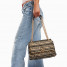 sac a main femme bandoulière noir doré gold
