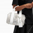 sac a main, sac bowlind, silver tigré blanc