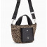 Petit cabas léopard à pochette noire - Maelys - Vanessa Wu