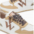 basket lacet leopard femme