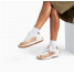 basket running rose gold blanche lacets