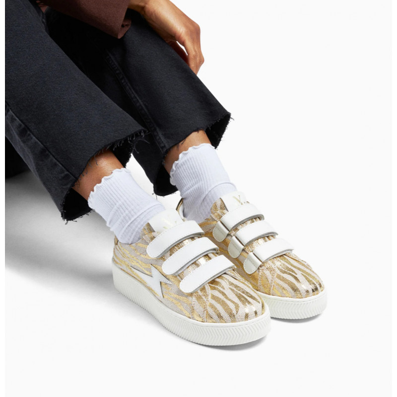 baskets a scratch dorée or gold