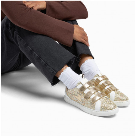 basket scratch gold fine semelles
