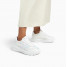baskets oversize lacets blanc