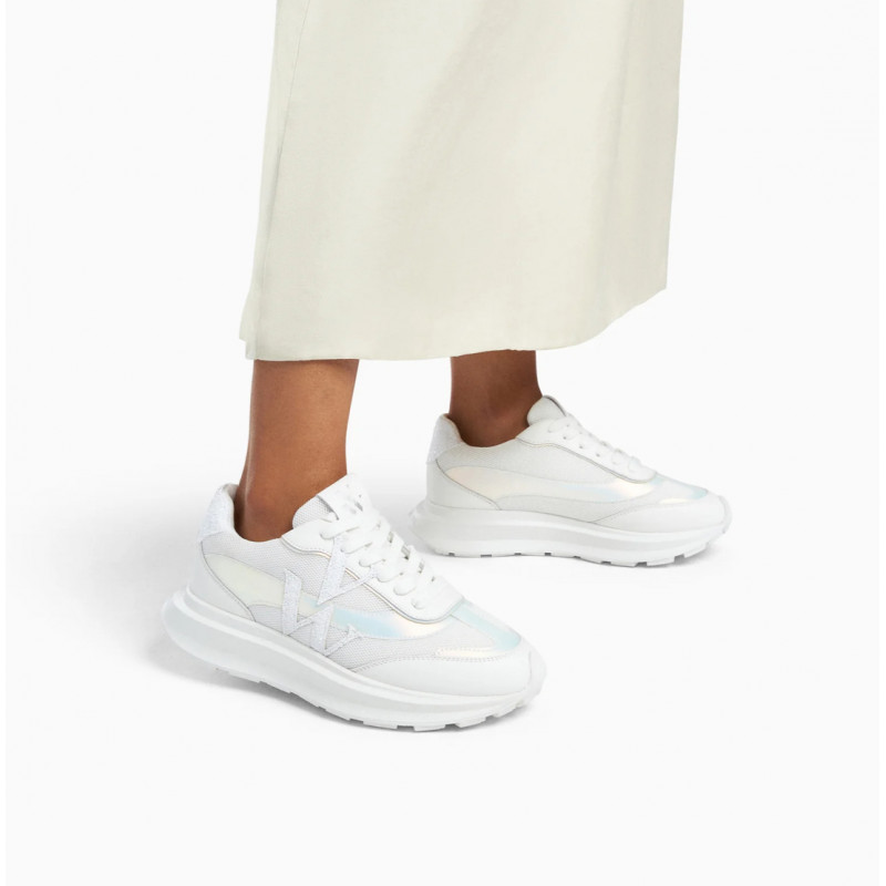 baskets oversize lacets blanc baskets oversize lacets blanc